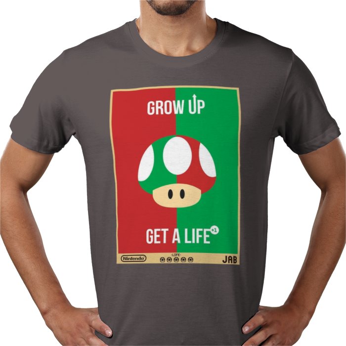 Super Mario Bro's - Get A Life T-shirt