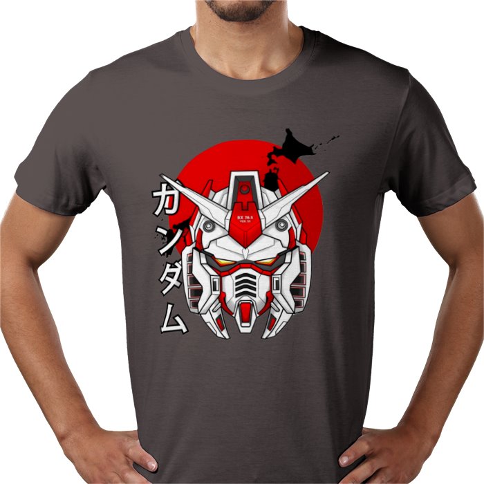 Gundam Wing - RX 78 5 Head T-Shirt