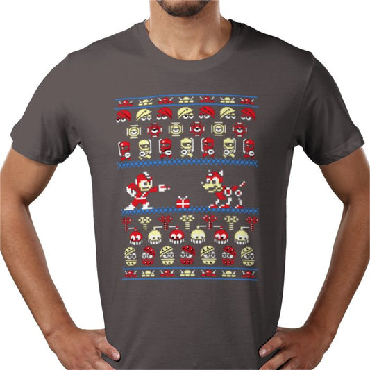 Ugly Jumper Style - Mega Man Christmas T Shirt