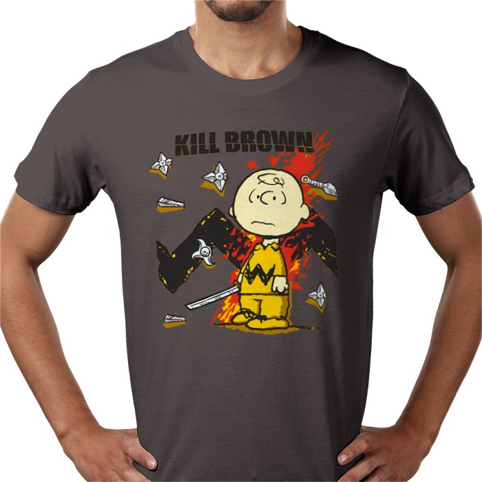Peanuts x Kill Bill — Kill Brown T-Shirt