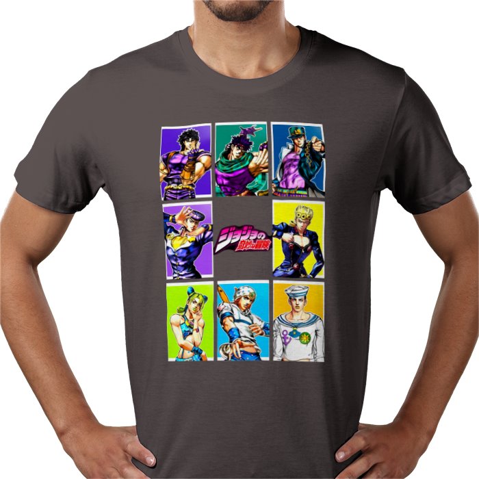 JoJo's Bizarre Adventure - Grid Collage T-Shirt