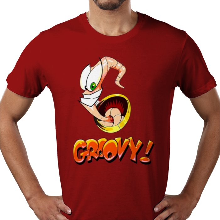 Earthworm Jim - Groovy T-shirt