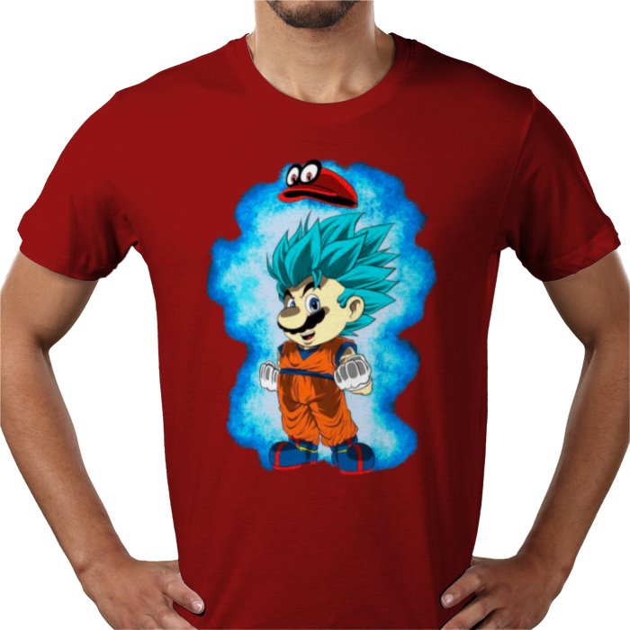 Dragonball Z & Super Mario Bro's - Saiyan Bro's T-shirt