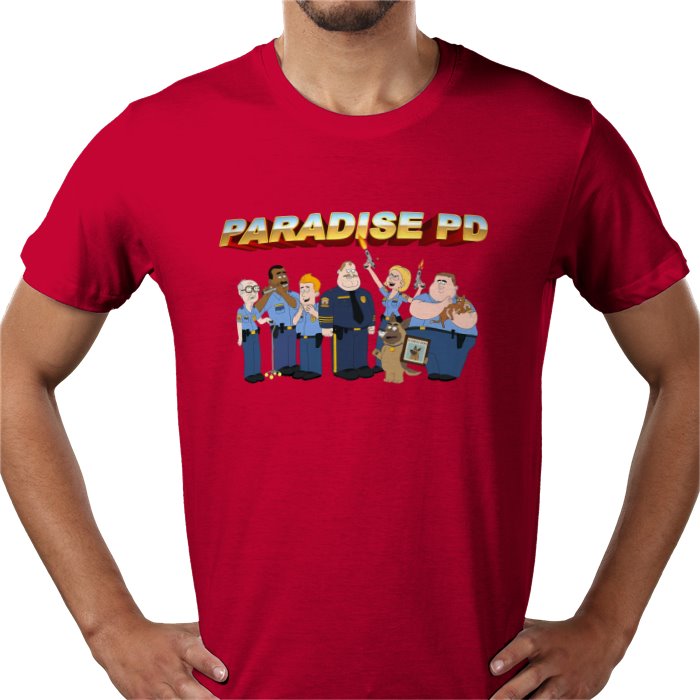 Paradise PD Character Crew T-Shirt