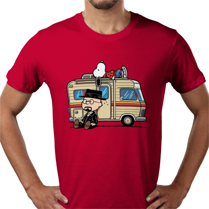 Peanuts x Breaking Bad Parody T-Shirt