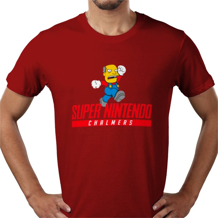 Super Nintendo & Super Mario Bro's & The Simpsons - Super Nintendo Chalmers T-shirt