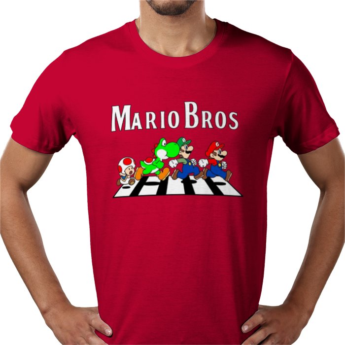 Super Mario Bros x The Beatles — Abbey Road Bros T-Shirt