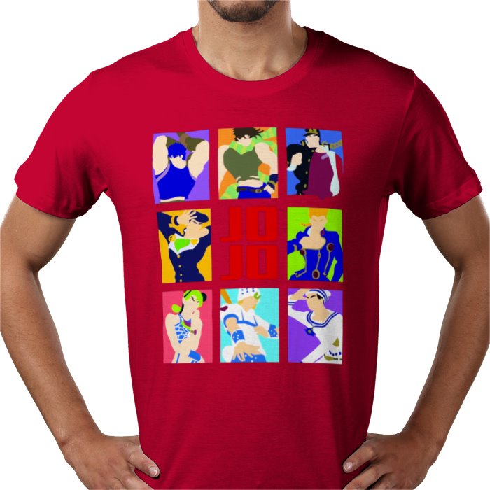 JoJo's Bizarre Adventure - Box Collage T-Shirt