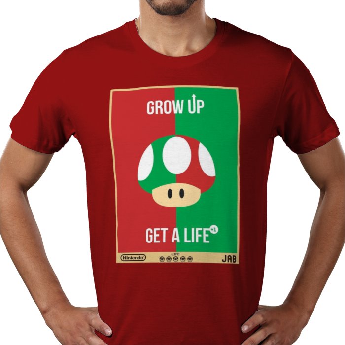 Super Mario Bro's - Get A Life T-shirt