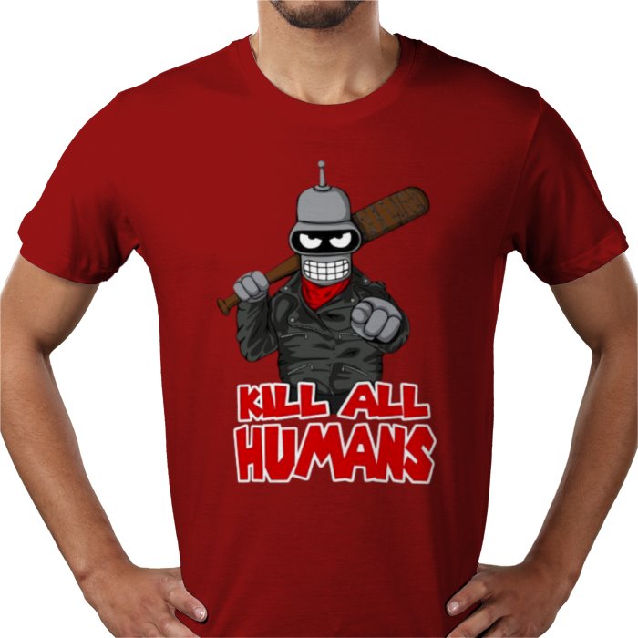 Futurama x The Walking Dead - Kill All Humans T-shirt