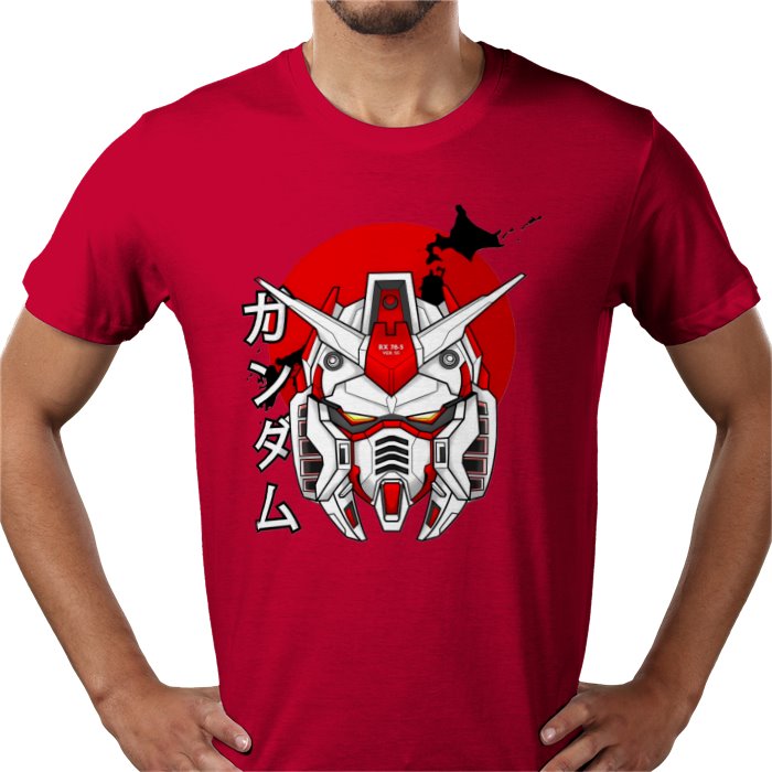 Gundam Wing - RX 78 5 Head T-Shirt
