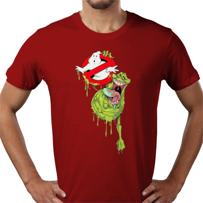 Ghostbusters - Slimer & Logo T-shirt