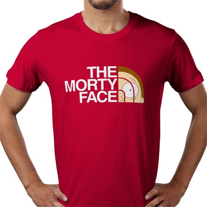 Rick & Morty x The North Face Parody - The Morty Face T-Shirt