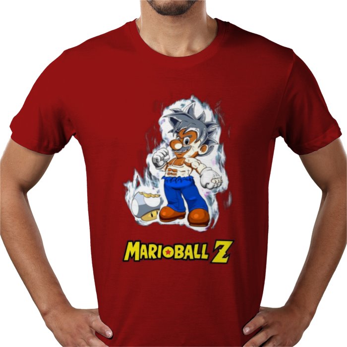 Super Mario x Dragonball Z - Ultra Instinct Mario T-shirt