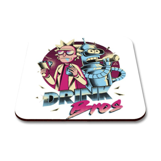 Rick & Morty x Futurama - Drink Bro's Square Coasters