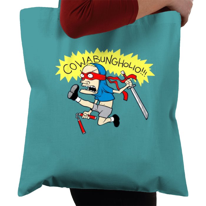 Beavis & Butt Head x Teenage Mutant Ninja Turtles - CowaBungHolio Tote Bag
