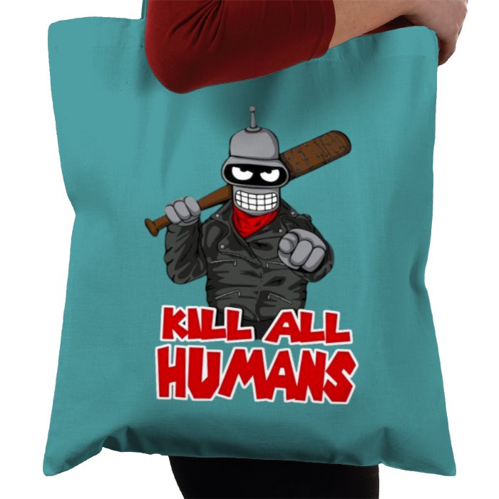 Futurama x The Walking Dead - Kill All Humans Tote Bag