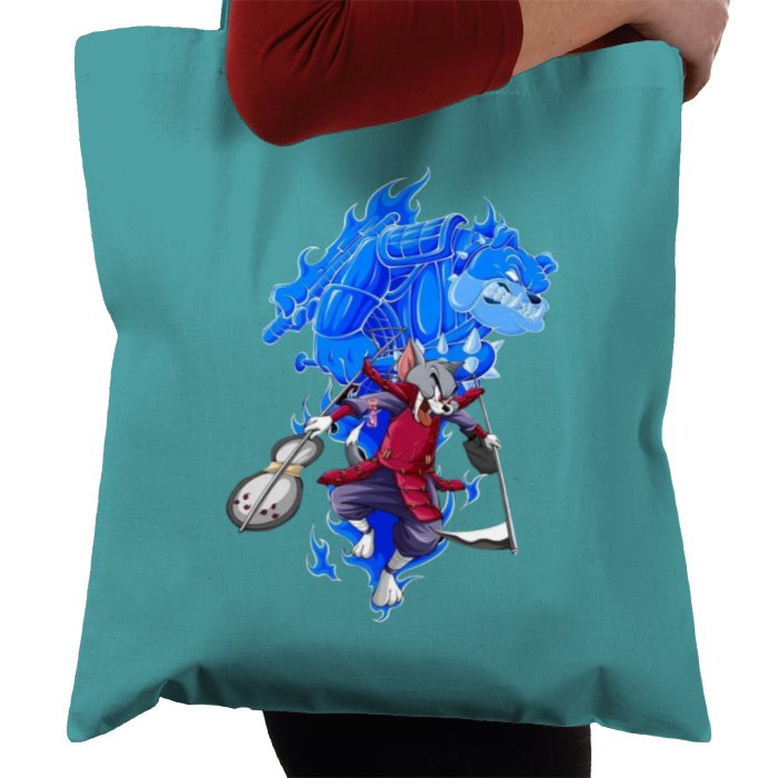 Tom & Jerry x Naruto - Tom/Madera Tote Bag