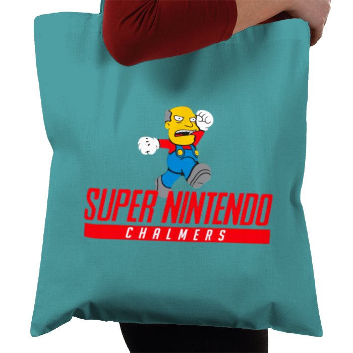 Super Nintendo & Super Mario Bro's & The Simpsons - Super Nintendo Chalmers Tote Bag