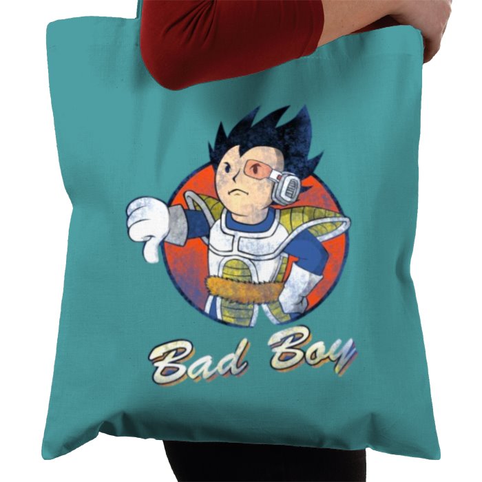Dragonball Z x Fallout - Vegeta Bad Boy Tote Bag