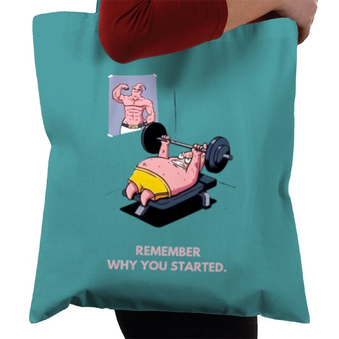Dragonball Z x SpongeBob Square Pants - Why We Started Tote Bag