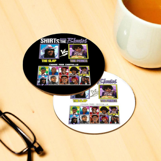 Dave Chapelle - Skirt Vs Blowse Round Coasters
