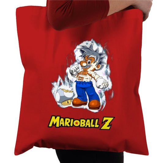 Super Mario Bro's x Dragonball Z - Ultra Instinct Mario Tote Bag