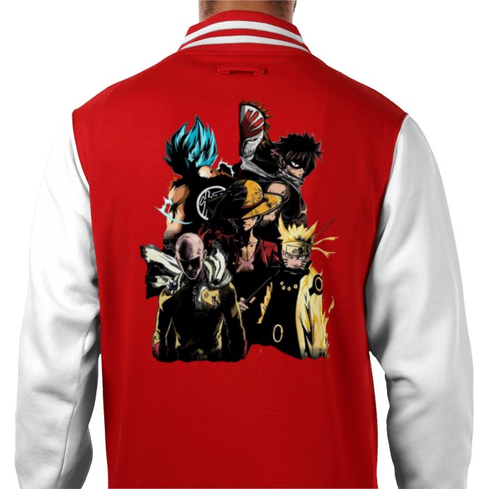 Anime - Heroes Crossover Varsity Jacket