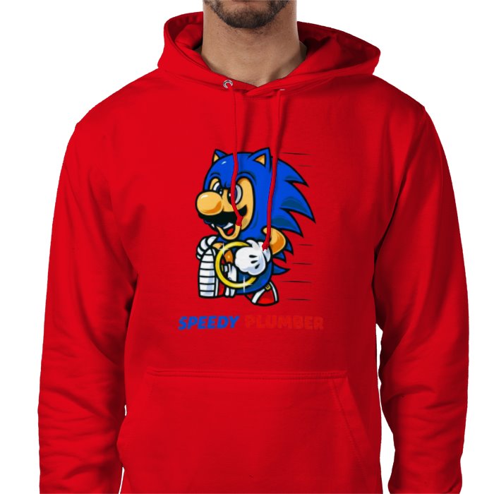 Super Mario x Sonic - Speedy Plumber Value Hoodie