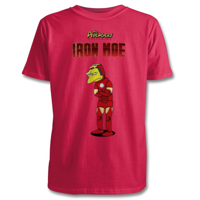 The Simpsons & Iron Man - Iron Moe T-shirt