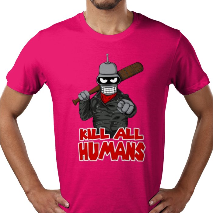 Futurama x The Walking Dead - Kill All Humans T-shirt