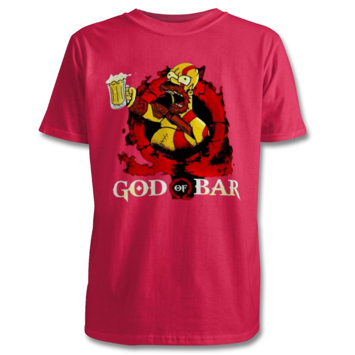 The Simpsons & God Of War - God Of Bar T-shirt