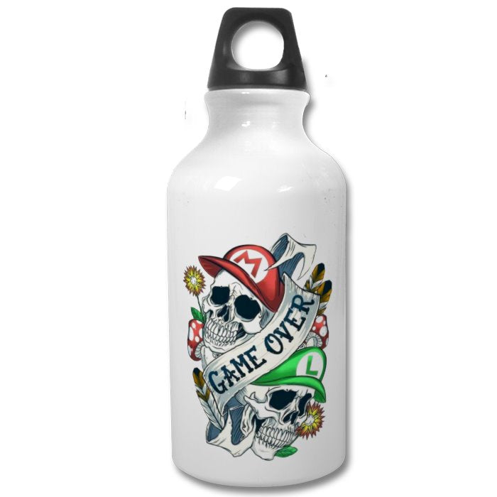 Super Mario Bro's - Game Over Tattoo Water Botte