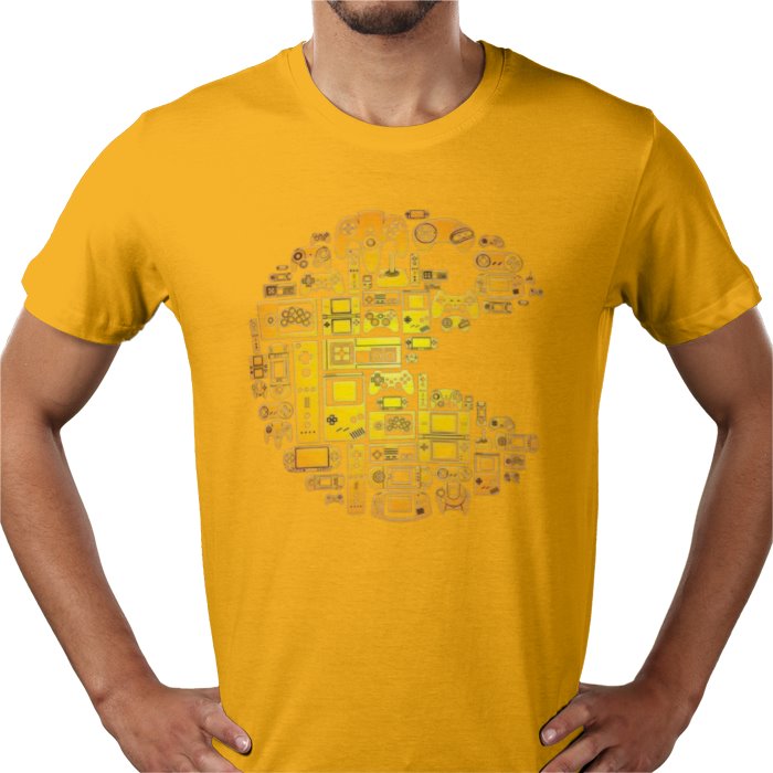 Pac-Man Tech Collage T-Shirt
