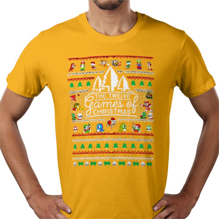 Ugly Jumper Style - 12 Games Of Christmas T Shirt