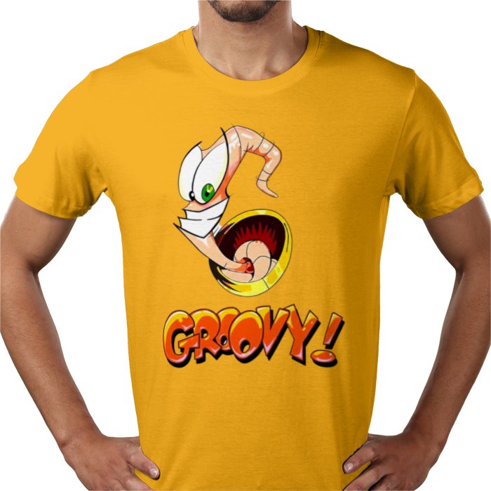 Earthworm Jim - Groovy T-shirt