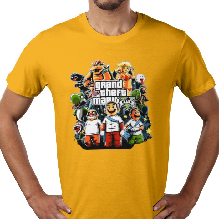 Super Mario x Grand Theft Auto - Grand Theft Mario T-shirt