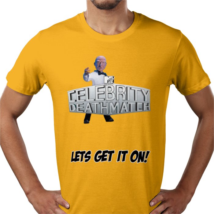 Celebrity Death Match - Lets Get It On T-shirt