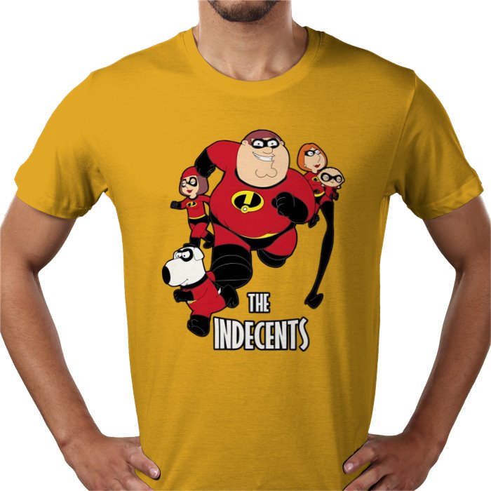 Family Guy x The Incredibles Parody - The Indecents T-Shirt