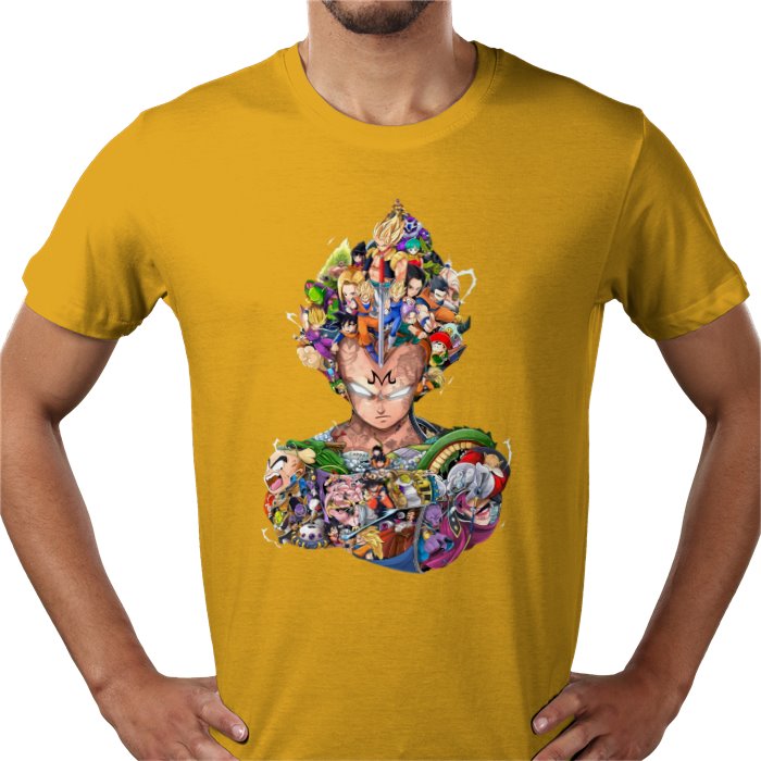 Dragon Ball Z - Vegeta Collage T-Shirt