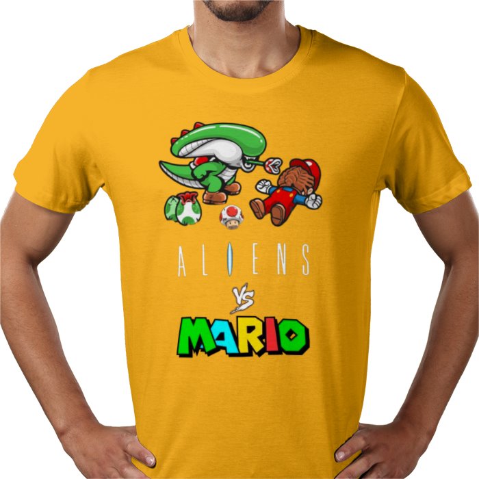 Super Mario x Aliens - Aliens Vs Mario T-shirt