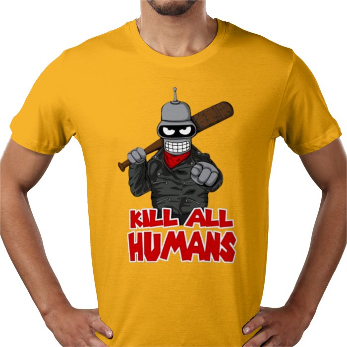 Futurama x The Walking Dead - Kill All Humans T-shirt