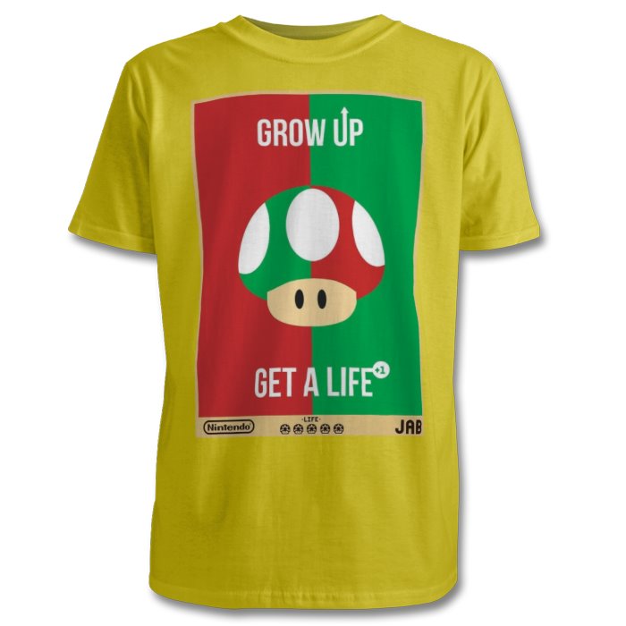 Super Mario Bro's - Get A Life T-shirt