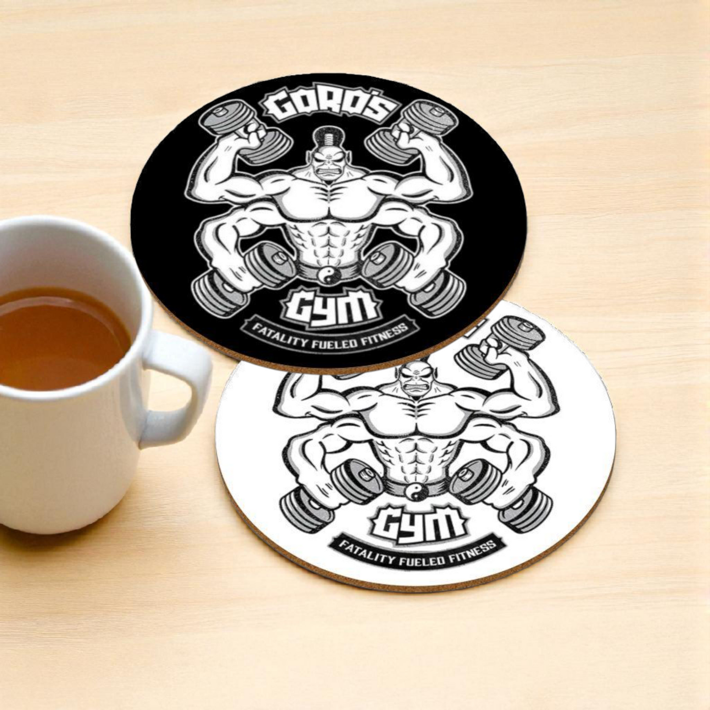 Mortal Kombat - Goro's Gym Round Coasters