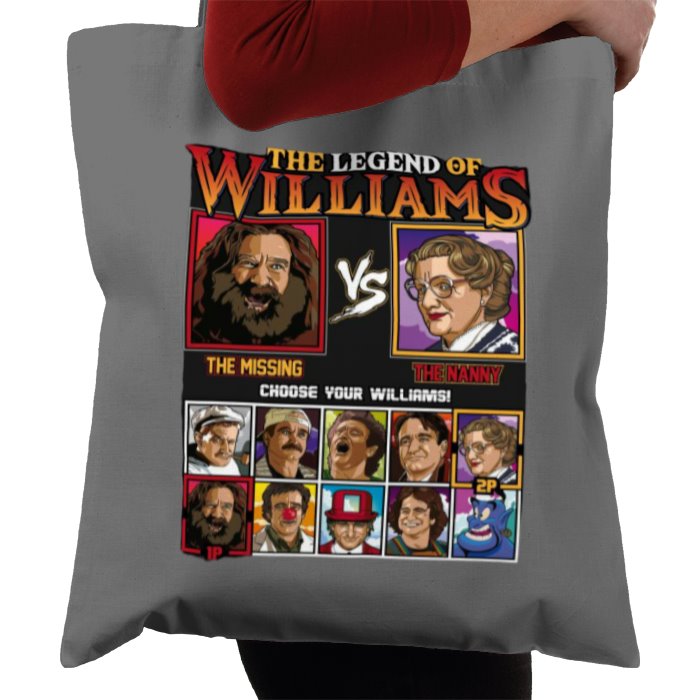 Robin Williams & The Legend Of Zelda -The Legend Of Williams Tote Bag