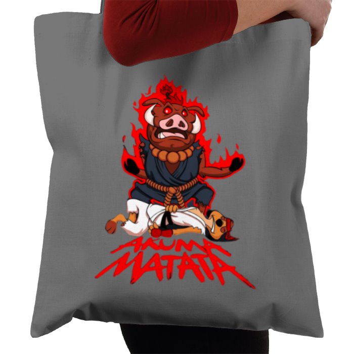 Timone & Pumba x Street Fighter - Akuma Mutata Tote Bag