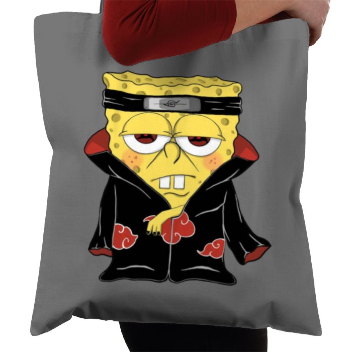 SpongeBob SquarePants & Naruto - SpongeBob Uchiha Tote Bag