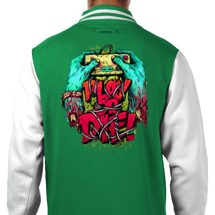 Play Or Die Varsity Jacket