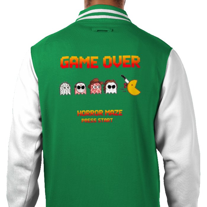 Pac-Man - Horror Maze Varsity Jacket