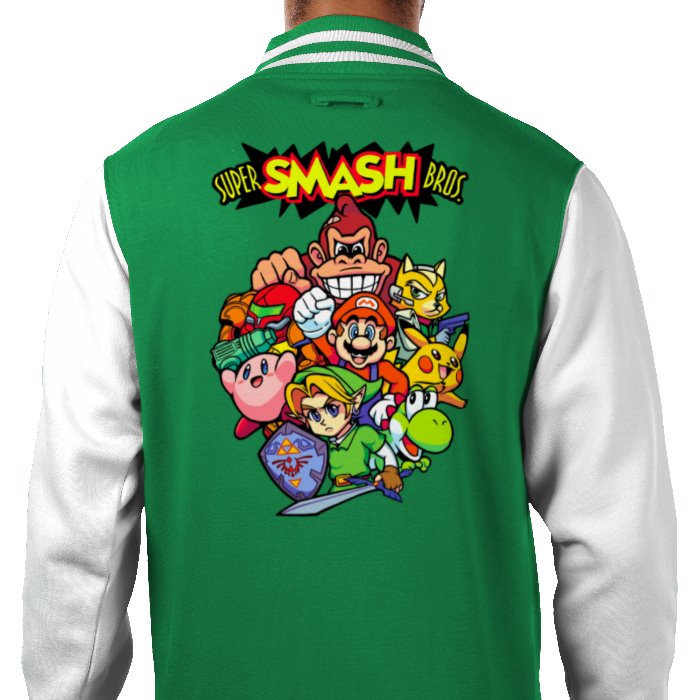 Super Smash Bro's - Theme Varsity Jacket